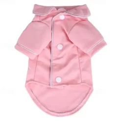 Dog Cat Pajamas Fashion Casual Breathable Soft Washable Comfortable Outdoor Casual Daily Dog Clothing for Bichon Frise Pomeranian Baby Pet Papillon Small