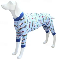 Dog Cat Pajamas Fashion Casual Winter Waterproof Warm Breathable Soft Washable Casual Daily Dog Clothing for Bichon Frise Pomeranian Baby Pet Papillon Small