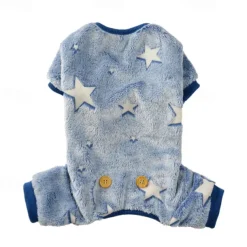 Dog Cat Pajamas Fashion Sweet Winter Warm Breathable Soft Washable Comfortable Christmas Halloween Outdoor Bed Casual Daily Dog Clothing for Bichon Frise Pomeranian Baby Pet Papillon Small