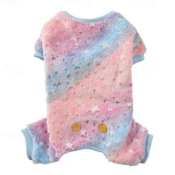 Dog Cat Pajamas Fashion Sweet Winter Warm Breathable Soft Washable Comfortable Christmas Halloween Outdoor Bed Casual Daily Dog Clothing for Bichon Frise Pomeranian Baby Pet Papillon Small