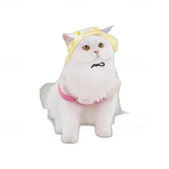 Dog Cat Pets Hats, Caps & Bandanas Adjustable Size Solid For Dog / Cat Solid Colored 1PC
