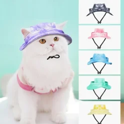 Dog Cat Pets Hats, Caps & Bandanas Adjustable Size Solid For Dog / Cat Solid Colored 1PC