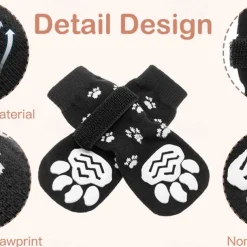 Dog Cat Pets Socks Anti-Slip Casual Daily Christmas Animal Round Dots Solid Colored For Pets Waterproof Fabric Straw Multicolor