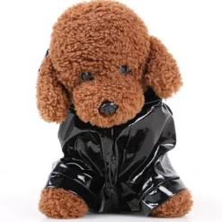 Dog Cat Rain Coat Jacket Raincoat Reflective Band Puppy Clothes Fashion Waterproof Windproof Trendy Reflective Waterproof Outdoor Dog Clothing
