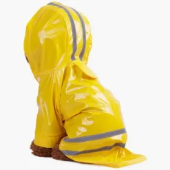 Dog Cat Rain Coat Jacket Raincoat Reflective Band Puppy Clothes Fashion Waterproof Windproof Trendy Reflective Waterproof Outdoor Dog Clothing