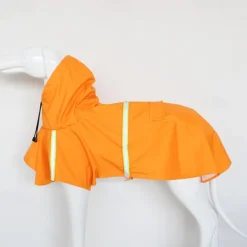 Dog Cat Rain Coat Rain Jacket Fashion Casual Reflective Waterproof Soft Washable Comfortable Outdoor Casual Daily Dog Clothing for Bichon Frise Pomeranian Baby Pet Papillon Small