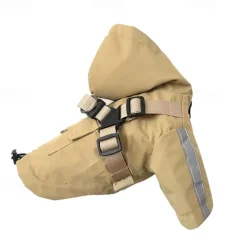 Dog Cat Rain Coat Rain Jacket Fashion Cute Winter Reflective Waterproof Comfortable Outdoor Casual Daily Dog Clothing for Corgi Pomeranian Baby Pet Papillon Small