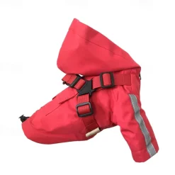 Dog Cat Rain Coat Rain Jacket Fashion Cute Winter Reflective Waterproof Comfortable Outdoor Casual Daily Dog Clothing for Corgi Pomeranian Baby Pet Papillon Small