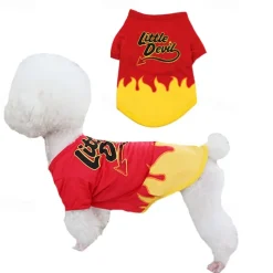 Dog Cat Shirt / T-Shirt Fashion Cute Winter Breathable Soft Washable Comfortable Outdoor Casual Daily Dog Clothing for Bichon Frise Pomeranian Baby Pet Papillon Small