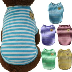 Dog Cat Shirt / T-Shirt Fashion Cute Breathable Soft Washable Comfortable Outdoor Casual Daily Dog Clothing for Bichon Frise Pomeranian Baby Pet Papillon Small