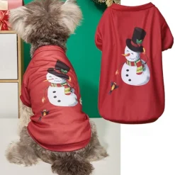 Dog Cat Shirt / T-Shirt Fashion Party Winter Waterproof Breathable Soft Washable Comfortable Christmas Party Casual Daily Festival Dog Clothing for Bichon Frise Pomeranian Baby Pet Papillon Small