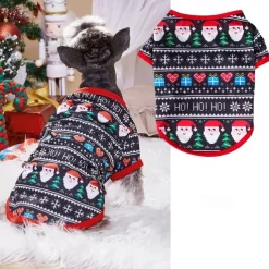 Dog Cat Shirt / T-Shirt Fashion Party Winter Waterproof Breathable Soft Washable Comfortable Christmas Party Casual Daily Festival Dog Clothing for Bichon Frise Pomeranian Baby Pet Papillon Small