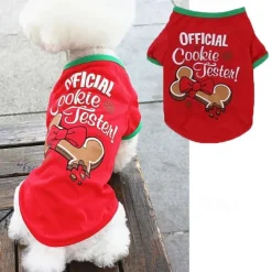 Dog Cat Shirt / T-Shirt Fashion Party Winter Waterproof Breathable Soft Washable Comfortable Christmas Party Casual Daily Festival Dog Clothing for Bichon Frise Pomeranian Baby Pet Papillon Small