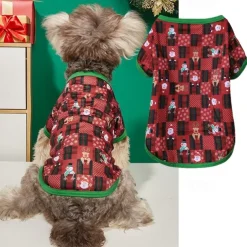 Dog Cat Shirt / T-Shirt Fashion Party Winter Waterproof Breathable Soft Washable Comfortable Christmas Party Casual Daily Festival Dog Clothing for Bichon Frise Pomeranian Baby Pet Papillon Small