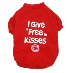 Dog Cat Shirt / T-Shirt Fashion Casual Breathable Soft Washable Comfortable Outdoor Casual Daily Dog Clothing for Bichon Frise Pomeranian Baby Pet Papillon Small