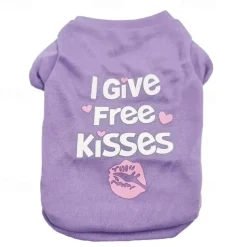 Dog Cat Shirt / T-Shirt Fashion Casual Breathable Soft Washable Comfortable Outdoor Casual Daily Dog Clothing for Bichon Frise Pomeranian Baby Pet Papillon Small