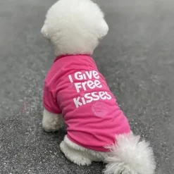 Dog Cat Shirt / T-Shirt Fashion Casual Breathable Soft Washable Comfortable Outdoor Casual Daily Dog Clothing for Bichon Frise Pomeranian Baby Pet Papillon Small