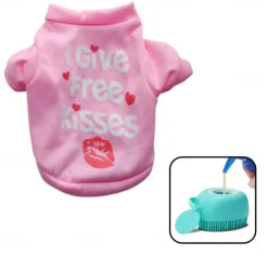 Dog Cat Shirt / T-Shirt Fashion Cute Waterproof Breathable Soft Washable Comfortable Outdoor Casual Daily Dog Clothing for Bichon Frise Pomeranian Baby Pet Papillon Small