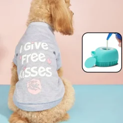 Dog Cat Shirt / T-Shirt Fashion Cute Waterproof Breathable Soft Washable Comfortable Outdoor Casual Daily Dog Clothing for Bichon Frise Pomeranian Baby Pet Papillon Small