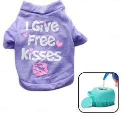 Dog Cat Shirt / T-Shirt Fashion Cute Waterproof Breathable Soft Washable Comfortable Outdoor Casual Daily Dog Clothing for Bichon Frise Pomeranian Baby Pet Papillon Small