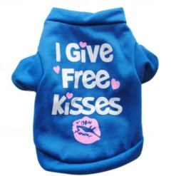 Dog Cat Shirt / T-Shirt Fashion Cute Waterproof Breathable Soft Washable Comfortable Outdoor Casual Daily Dog Clothing for Bichon Frise Pomeranian Baby Pet Papillon Small