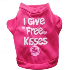 Dog Cat Shirt / T-Shirt Fashion Cute Waterproof Breathable Soft Washable Comfortable Outdoor Casual Daily Dog Clothing for Bichon Frise Pomeranian Baby Pet Papillon Small