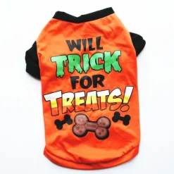 Dog Cat Shirt / T-Shirt Fashion Cool Waterproof Breathable Soft Washable Comfortable Outdoor Halloween Casual Daily Dog Clothing for Bichon Frise Pomeranian Baby Pet Papillon Small