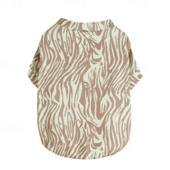 Dog Cat Shirt / T-Shirt Retro Vintage Casual Winter Breathable Soft Washable Comfortable Outdoor Casual Daily Dog Clothing for Bichon Frise Pomeranian Baby Pet Papillon Small