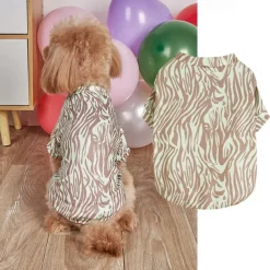 Dog Cat Shirt / T-Shirt Retro Vintage Casual Winter Breathable Soft Washable Comfortable Outdoor Casual Daily Dog Clothing for Bichon Frise Pomeranian Baby Pet Papillon Small