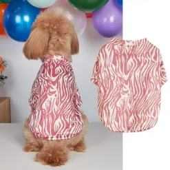 Dog Cat Shirt / T-Shirt Retro Vintage Casual Winter Breathable Soft Washable Comfortable Outdoor Casual Daily Dog Clothing for Bichon Frise Pomeranian Baby Pet Papillon Small