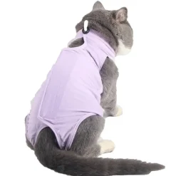 Dog Cat Surgery Recovery Suit Breathable Soft Comfortable Safety Dog Clothing