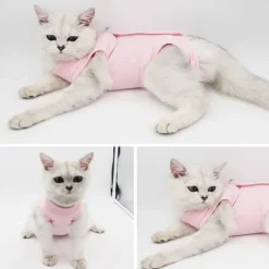 Dog Cat Surgery Recovery Suit Breathable Soft Comfortable Safety Dog Clothing