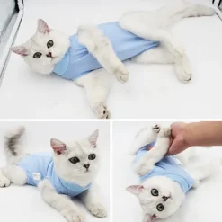 Dog Cat Surgery Recovery Suit Breathable Soft Comfortable Safety Dog Clothing