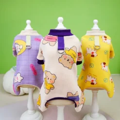 Dog Cat Sweater Jumper Adorable Cartoon Winter Breathable Soft Washable Comfortable Thick Dailywear Bed Casual Daily Walking Dog Clothing for Cat Dog Husky Labrador Alaskan Malamute