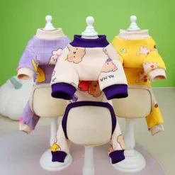 Dog Cat Sweater Jumper Adorable Cartoon Winter Breathable Soft Washable Comfortable Thick Dailywear Bed Casual Daily Walking Dog Clothing for Cat Dog Husky Labrador Alaskan Malamute