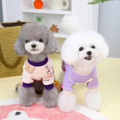 Dog Cat Sweater Jumper Adorable Cartoon Winter Breathable Soft Washable Comfortable Thick Dailywear Bed Casual Daily Walking Dog Clothing for Cat Dog Husky Labrador Alaskan Malamute