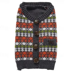 Dog Cat Sweater Jumper Cute Casual Winter Breathable Soft Washable Comfortable Outdoor Casual Daily Dog Clothing for Bichon Frise Pomeranian Baby Pet Papillon Small