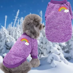 Dog Cat Sweatshirt Cute Casual Winter Breathable Soft Washable Comfortable Outdoor Casual Daily Dog Clothing for Bichon Frise Pomeranian Baby Pet Papillon Small