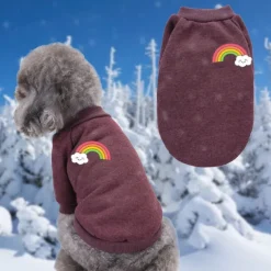 Dog Cat Sweatshirt Cute Casual Winter Breathable Soft Washable Comfortable Outdoor Casual Daily Dog Clothing for Bichon Frise Pomeranian Baby Pet Papillon Small