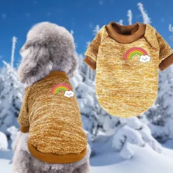 Dog Cat Sweatshirt Cute Casual Winter Breathable Soft Washable Comfortable Outdoor Casual Daily Dog Clothing for Bichon Frise Pomeranian Baby Pet Papillon Small