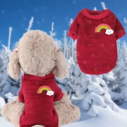 Dog Cat Sweatshirt Cute Casual Winter Breathable Soft Washable Comfortable Outdoor Casual Daily Dog Clothing for Bichon Frise Pomeranian Baby Pet Papillon Small