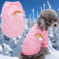 Dog Cat Sweatshirt Cute Casual Winter Breathable Soft Washable Comfortable Outdoor Casual Daily Dog Clothing for Bichon Frise Pomeranian Baby Pet Papillon Small