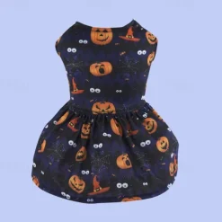 Dog Cat Sweatshirt Dress Dog Bandana Party Funny Winter Breathable Soft Washable Comfortable Outdoor Halloween Casual Daily Dog Clothing for Bichon Frise Pomeranian Baby Pet Papillon Small