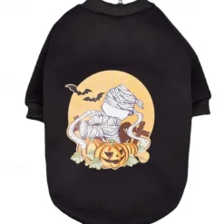 Dog Cat Sweatshirt Fashion Cute Winter Breathable Soft Washable Comfortable Outdoor Halloween Casual Daily Dog Clothing for Bichon Frise Pomeranian Baby Pet Papillon Small