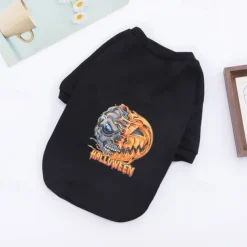 Dog Cat Sweatshirt Fashion Cute Winter Breathable Soft Washable Comfortable Outdoor Halloween Casual Daily Dog Clothing for Bichon Frise Pomeranian Baby Pet Papillon Small