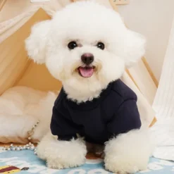 Dog Cat Sweatshirt Fashion Cute Winter Warm Soft Washable Comfortable Outdoor Sports Dog Clothing for Bichon Frise Poodle Pomeranian Baby Pet Papillon
