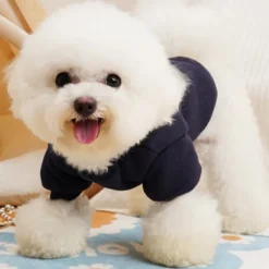 Dog Cat Sweatshirt Fashion Cute Winter Warm Soft Washable Comfortable Outdoor Sports Dog Clothing for Bichon Frise Poodle Pomeranian Baby Pet Papillon