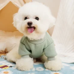 Dog Cat Sweatshirt Fashion Cute Winter Warm Soft Washable Comfortable Outdoor Sports Dog Clothing for Bichon Frise Poodle Pomeranian Baby Pet Papillon