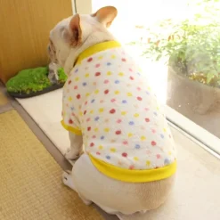 Dog Cat Sweatshirt Pajamas Fashion Cute Winter Warm Soft Washable Comfortable Outdoor Indoor Casual Daily Dog Clothing for Bichon Frise Poodle Pomeranian Baby Pet Papillon