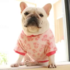 Dog Cat Sweatshirt Pajamas Fashion Cute Winter Warm Soft Washable Comfortable Outdoor Indoor Casual Daily Dog Clothing for Bichon Frise Poodle Pomeranian Baby Pet Papillon